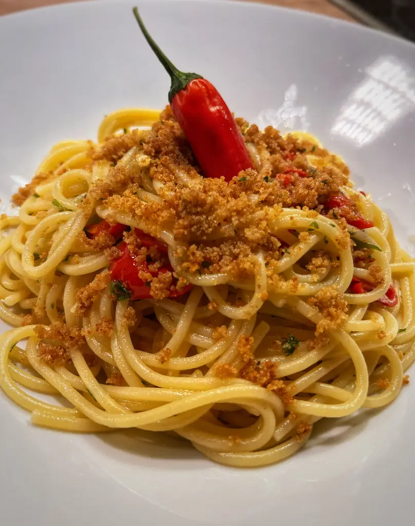 Foto von einem Pastateller